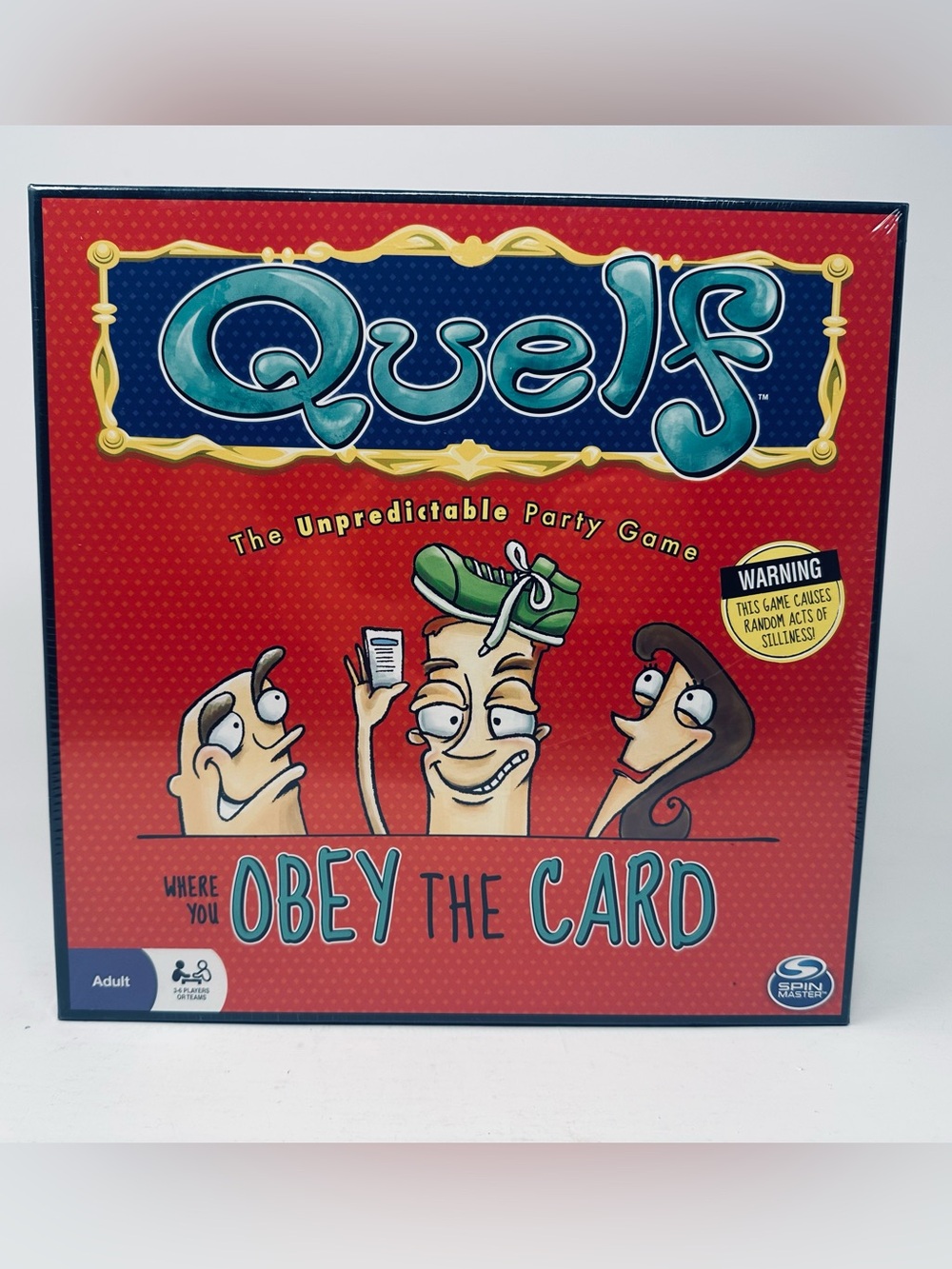 Quelf Board Game The Unpredictable Party Game Where You Obey The Card Sealed